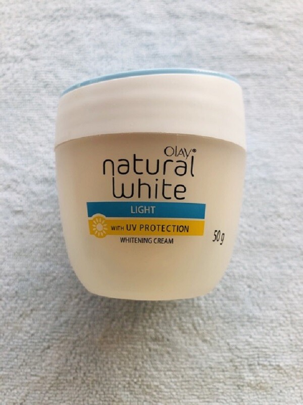 olay natural white light night cream